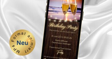 eCard Einladung Birthday Party