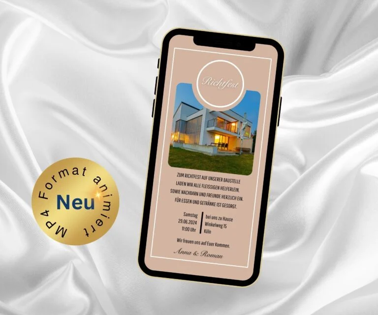 eCard Richtfest Neues Heim