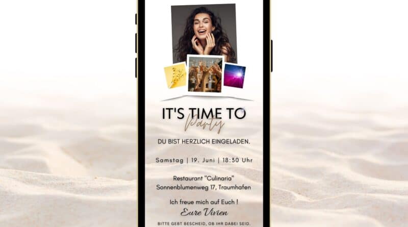 eCard It's Time to Party