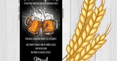 eCard Geburtstag Einladung Bierparty