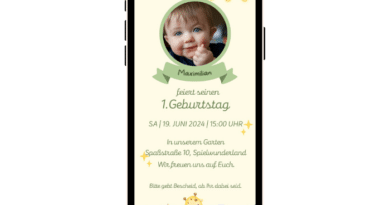 eCard 1. Geburtstag Dschungeltiere