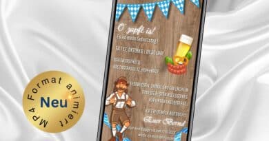 WhatsApp Einladung Geburtstag Oktoberfest