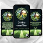 WhatsApp Einladung Kindergeburtstag Fussball